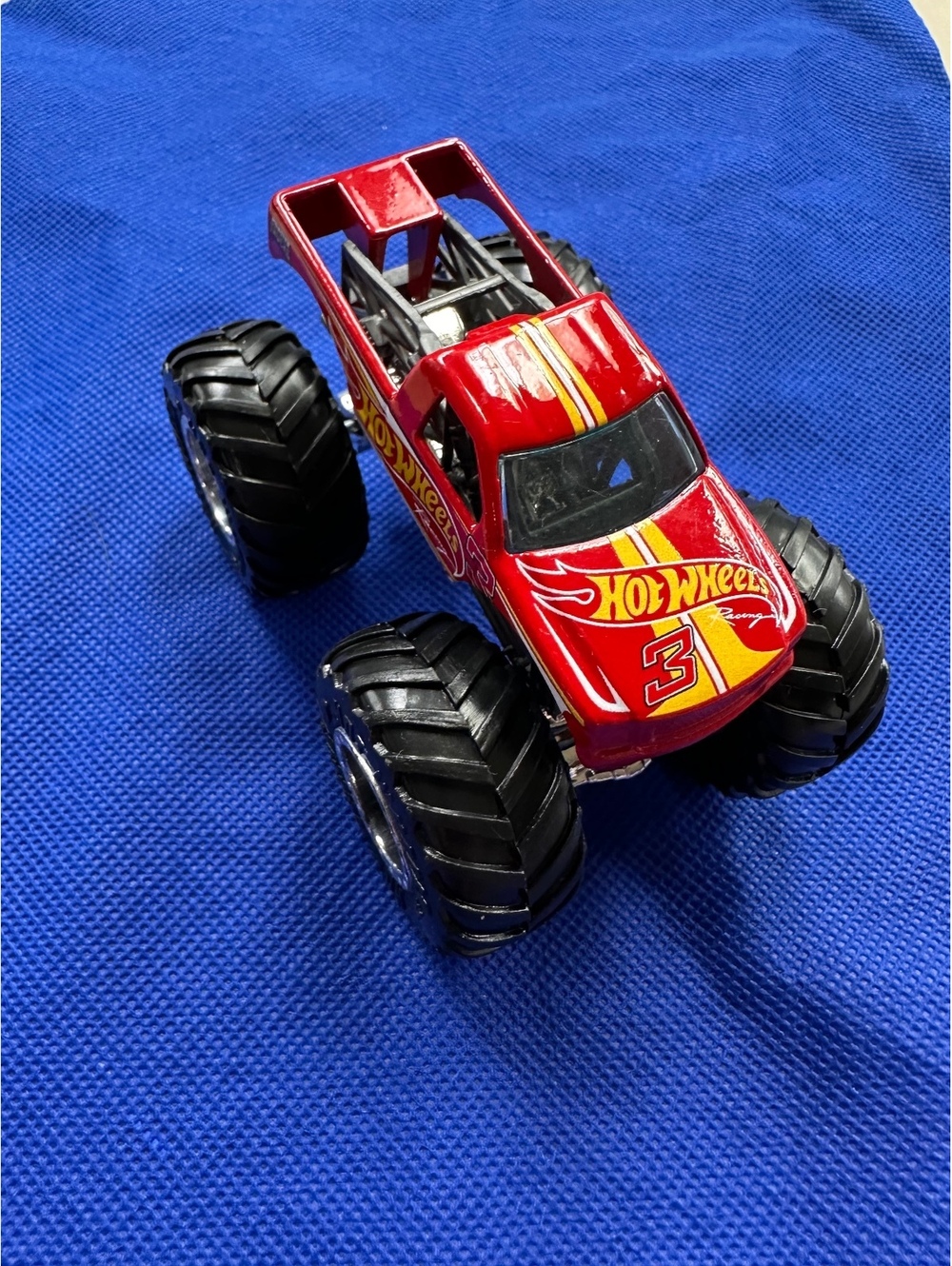 Hot Wheels Monster Truck Toy Red #3